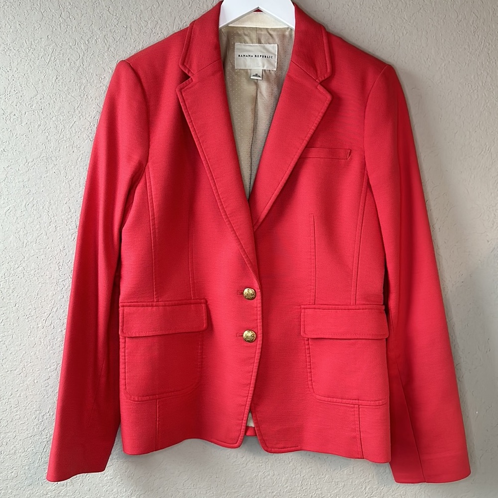 Banana Republic Classic 2 Button Blazer Size 12